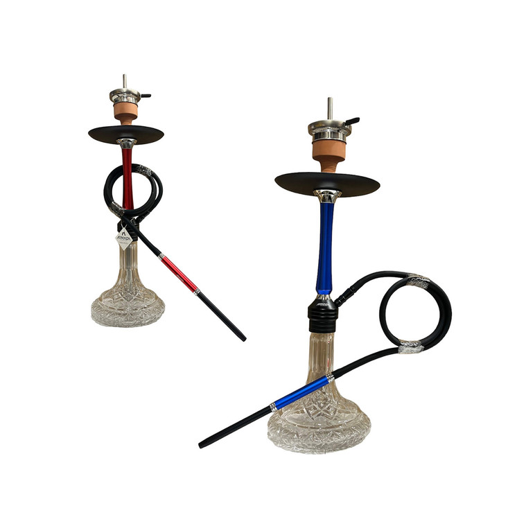 Armada Hookah Kraft - 24" In Size - 1 Hose - Assorted Colors - AT1006