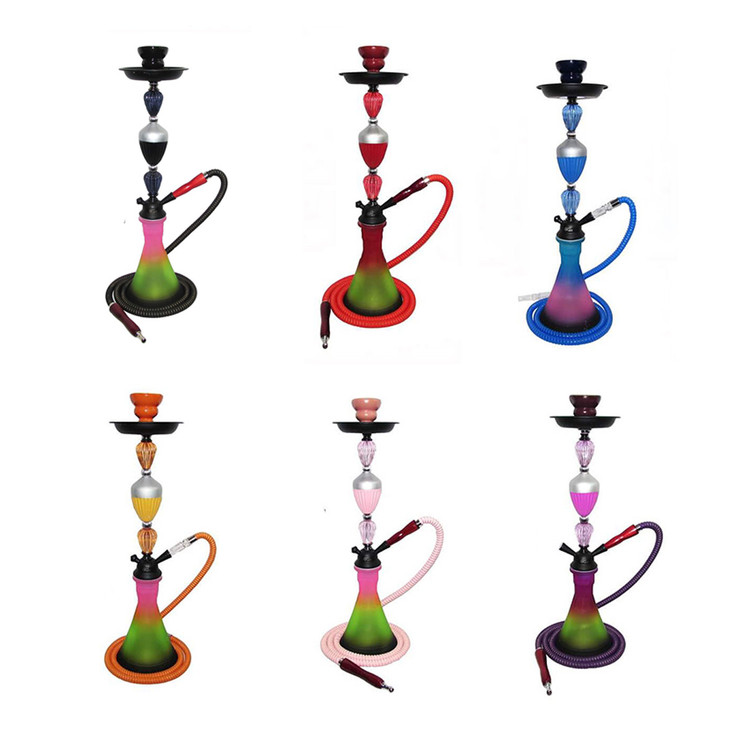 Tanya Hookah Clear Sky - 22" In Size - 1 Hose - Price Per Piece - Assorted 