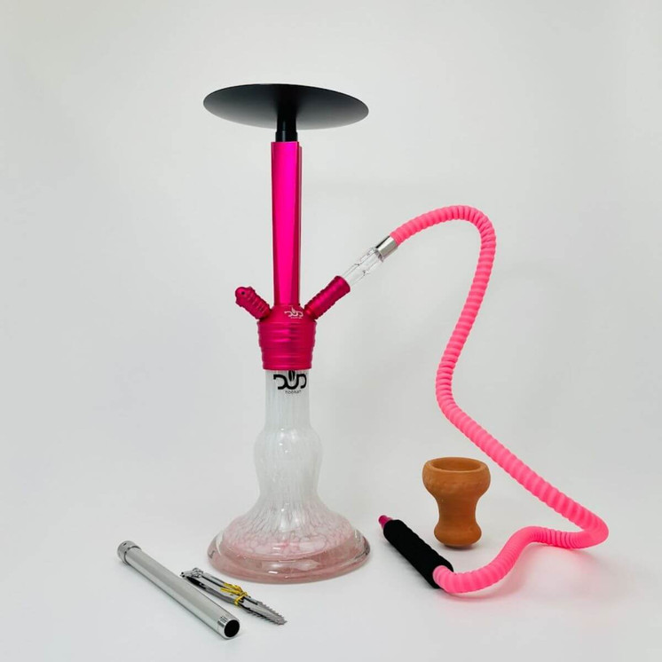 Dud Hookah Corona - 1 Hose - 20 Inches -Pink