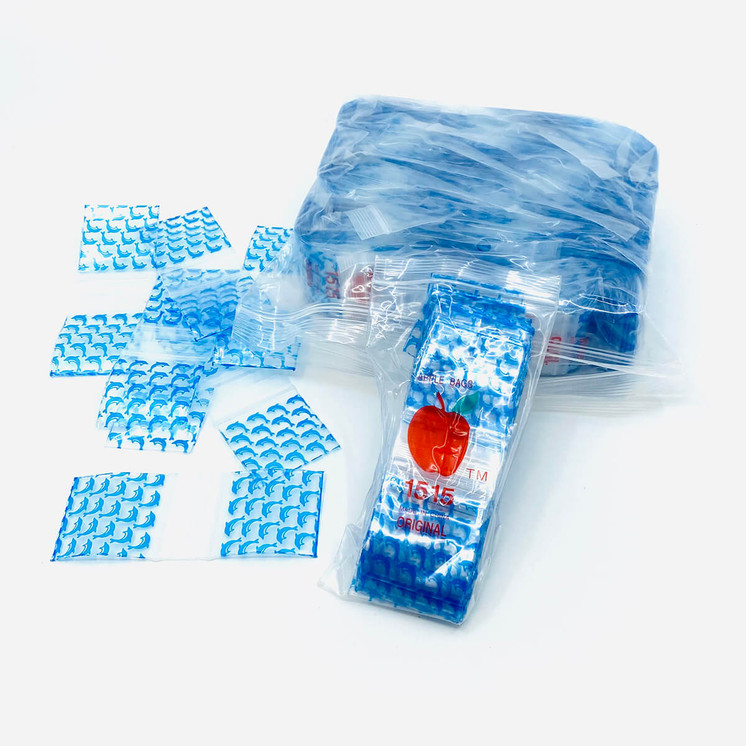 Apple Baggies Zl 1515 - 1.5"X1.5" - 100 Count Per Pack - 10 Per Pack