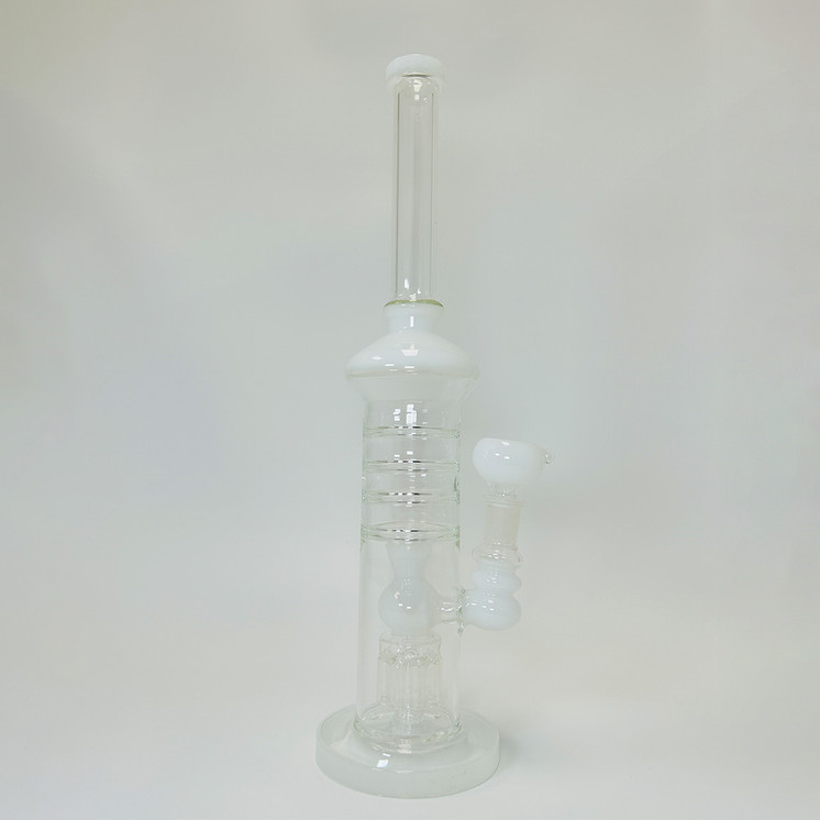 Waterpipe 16 Inch - Straight With Shower Head 8 Arm Tree Perc