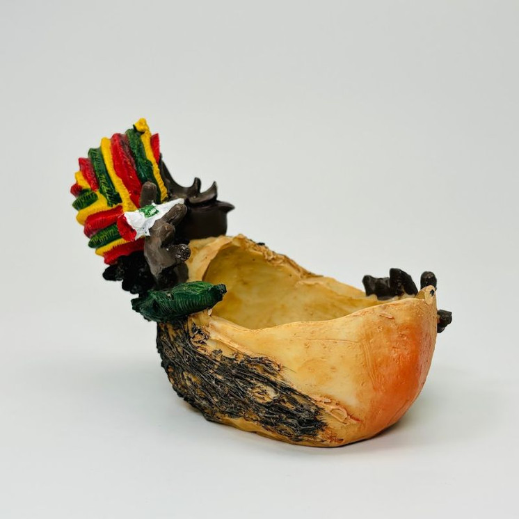 Ashtray Polystone - Small - Price Per Piece - Assorted Design 