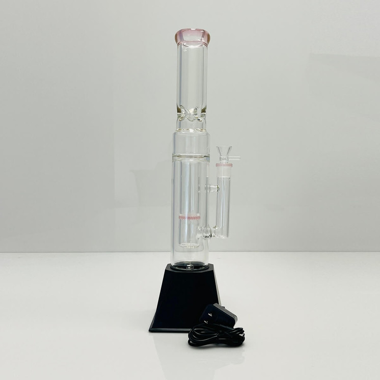 Waterpipe 19 Inch - Plasma Light With Honeycomb - Assorted