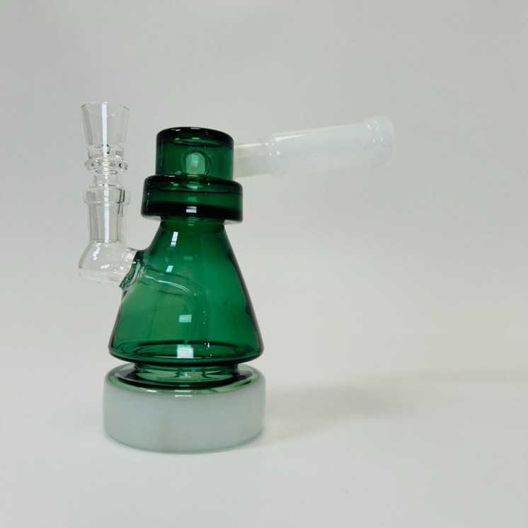 Waterpipe 6 Inch - Removable Mouthpiece With Showerhead Perc-Green
