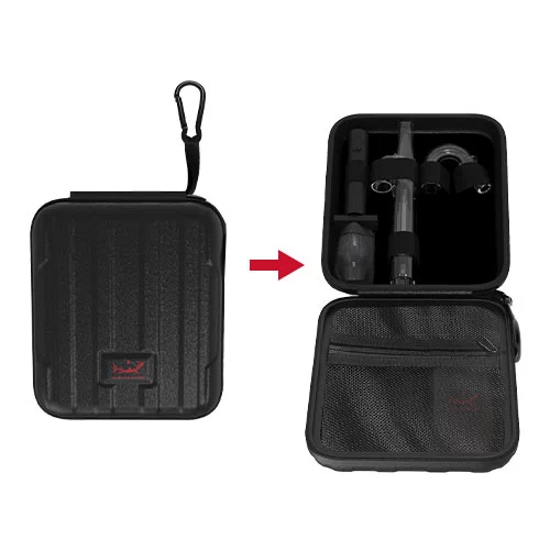 Hamilton Devices Nomad Battery W/Glass Bubbler + Mouthpiece + Waterpipe Attachment Black