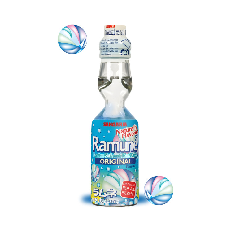 EXOTIC SODA SANGARIA RAMUNE 200ml Bottle Japanese Soda