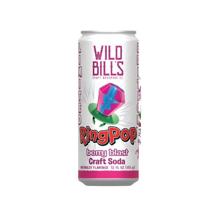 EXOTIC SODA WILD BILLS 12 oz Can Ring Pop Craft Soda