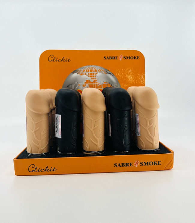 Clickit Vibrating Penis Lighter  - 20 Pieces Per Display