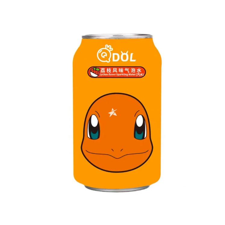 QDOL Pokemon Sparkling Water 330ml Assorted Fruit Flavors