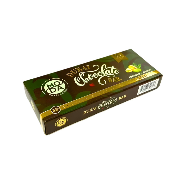 Dubai Chocolate by Moda Pistachio 95g