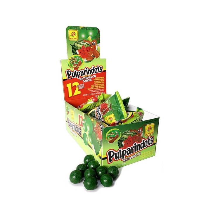 De La Rosa Pulparindots Tamarind Candy Box 12 Pack