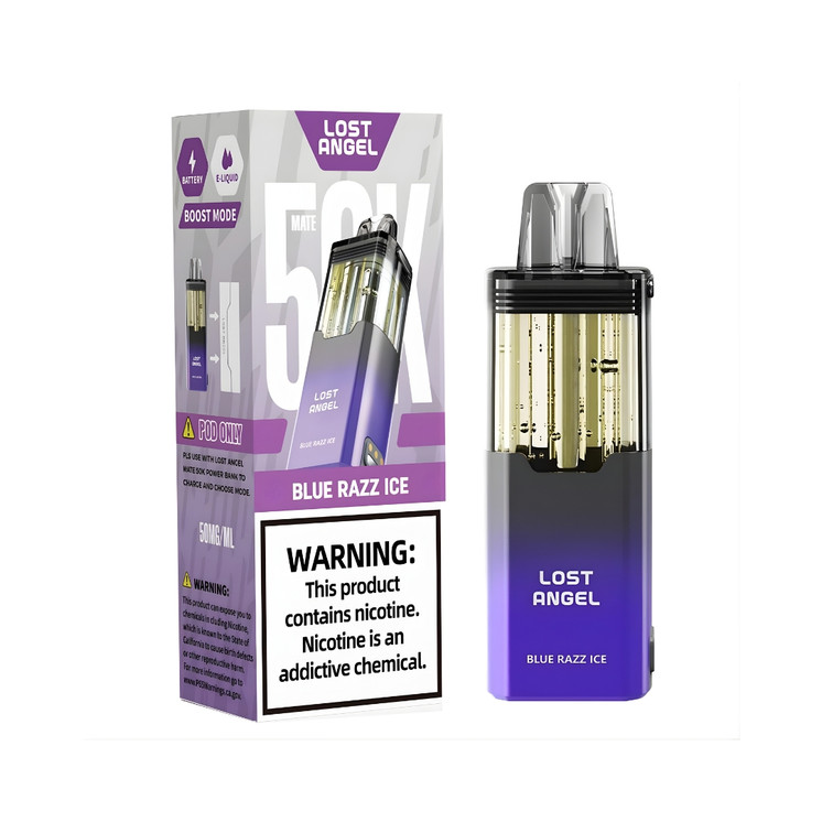 Lost Angel Mate 50K Puffs Disposable Vape Pod Rechargeable High-Capacity Device