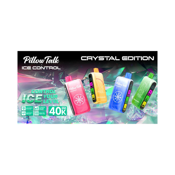 PILLOW TALK Ice Control 40000 Puffs Disposable Vape with Adjustable Cooling