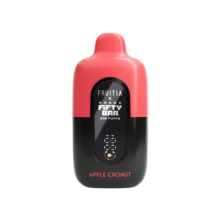 Fifty Bar x Fruitia 20000 Puffs Disposable Vape with Digital Display