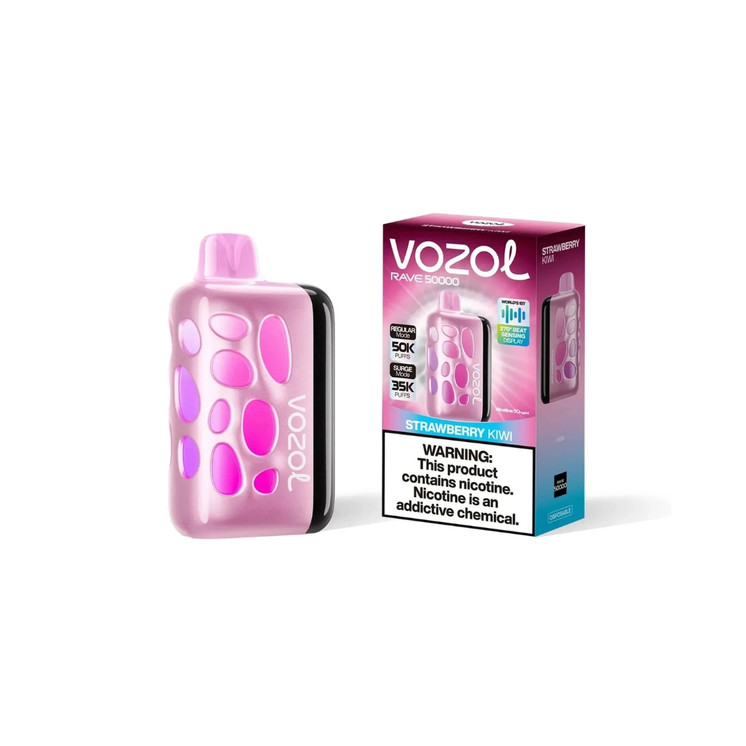 VOZOL RAVE 50K 5CT High-Capacity Disposable Vape Pack