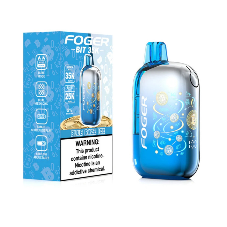 FOGER BIT 35000 Puffs Disposable Vape with Smart Screen