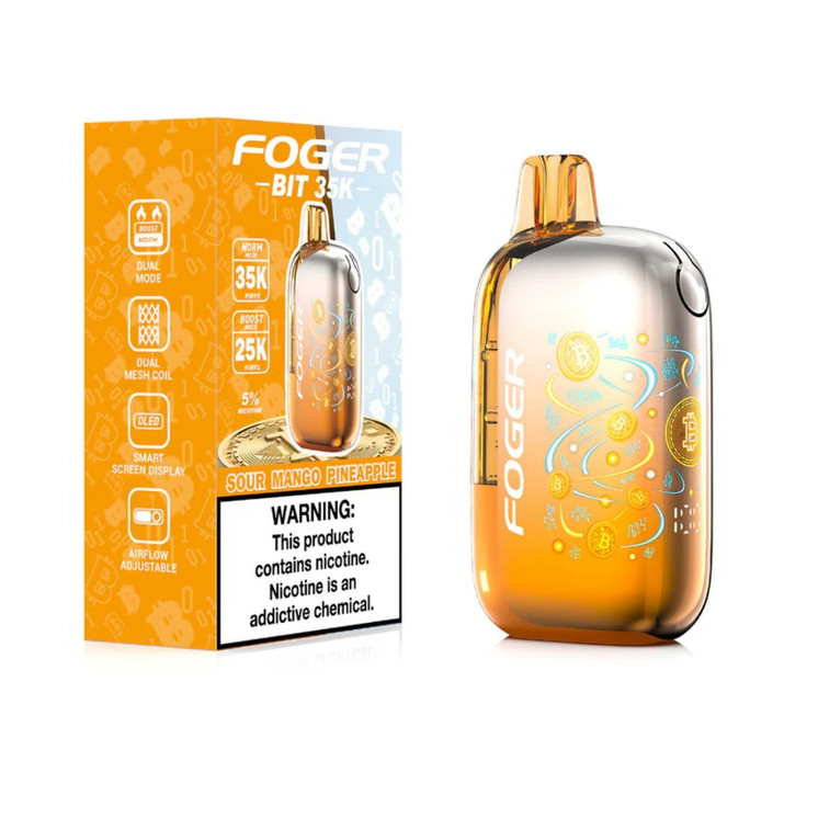 FOGER BIT 35000 Puffs Disposable Vape with Smart Screen