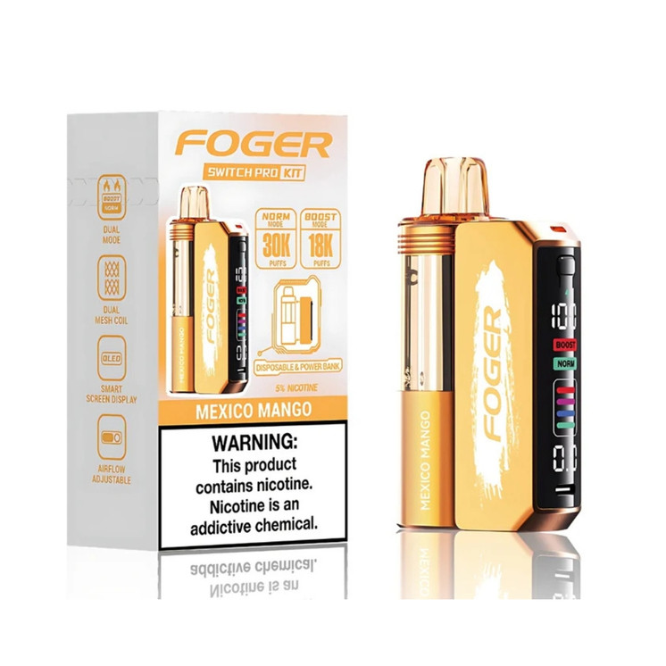 FOGER Switch Pro 30000 Puffs Disposable Vape Kit