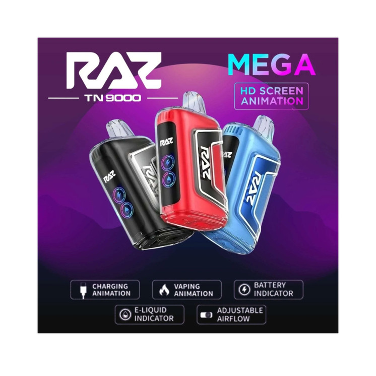 RAZ TN 9000 Puffs Disposable Vape