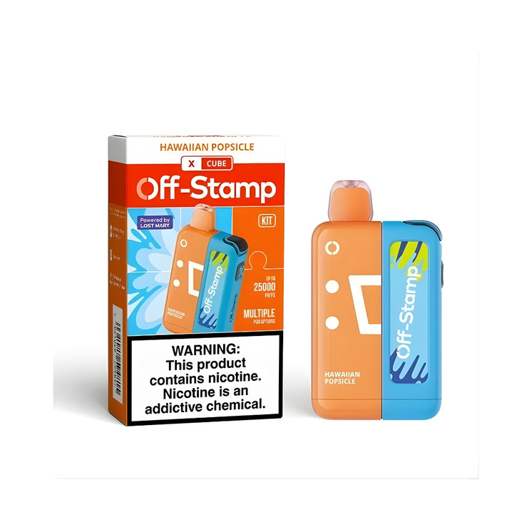 OFF STAMP X-CUBE 25000 Puffs Disposable Pod  Ice Series with Adjustable Coolness