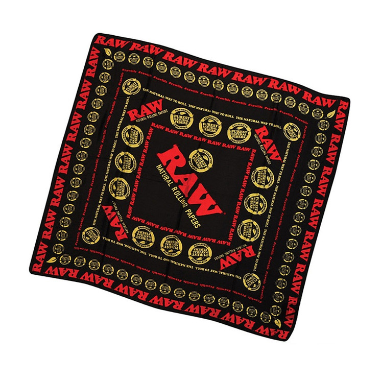 Raw Black Fashion Scarf