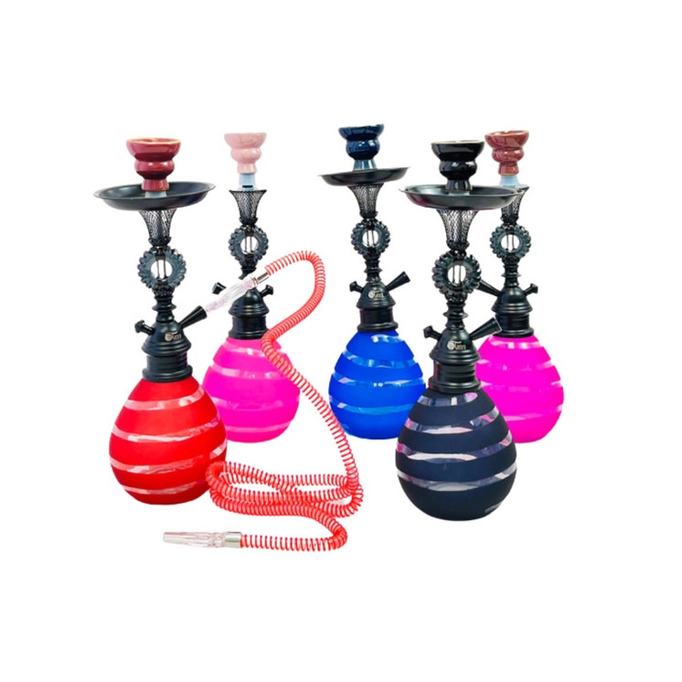 Tanya Hookah Heart - 15" Inch - 1 Hose - Assorted 