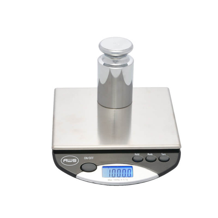 Aws Scale Precision Bench Scale - 2000 X 0.1 Grams - Amw-2000