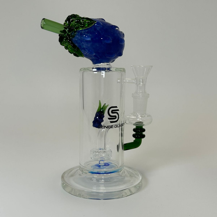 Sense Glass 7 Inch Waterpipe - Pineapple With Matrix Perc - Price Per Piece