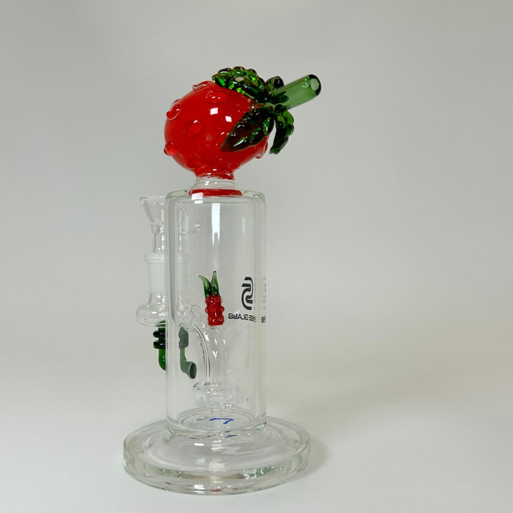 Sense Glass 7 Inch Waterpipe - Pineapple With Matrix Perc - Price Per Piece