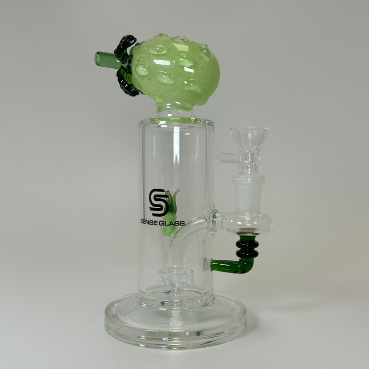 Sense Glass 7 Inch Waterpipe - Pineapple With Matrix Perc - Price Per Piece