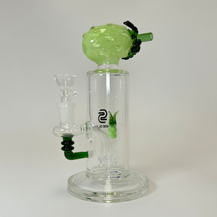Sense Glass 7 Inch Waterpipe - Pineapple With Matrix Perc - Price Per Piece