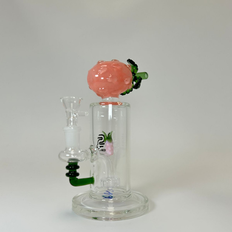 Sense Glass 7 Inch Waterpipe - Pineapple With Matrix Perc - Price Per Piece