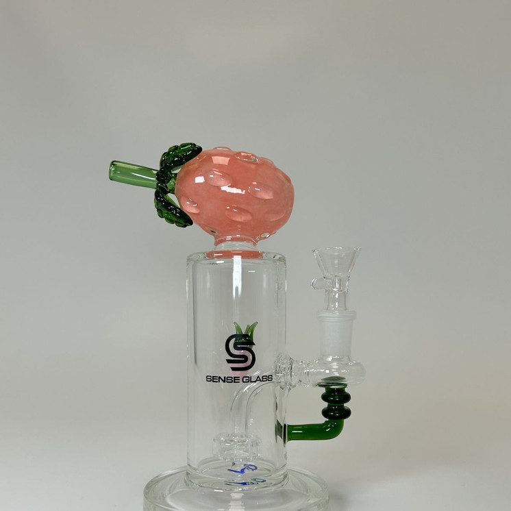 Sense Glass 7 Inch Waterpipe - Pineapple With Matrix Perc - Price Per Piece