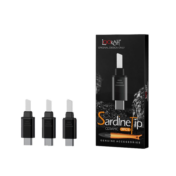 Lookah - Sardine Tip Ceramic - 3 Pieces Per Pack