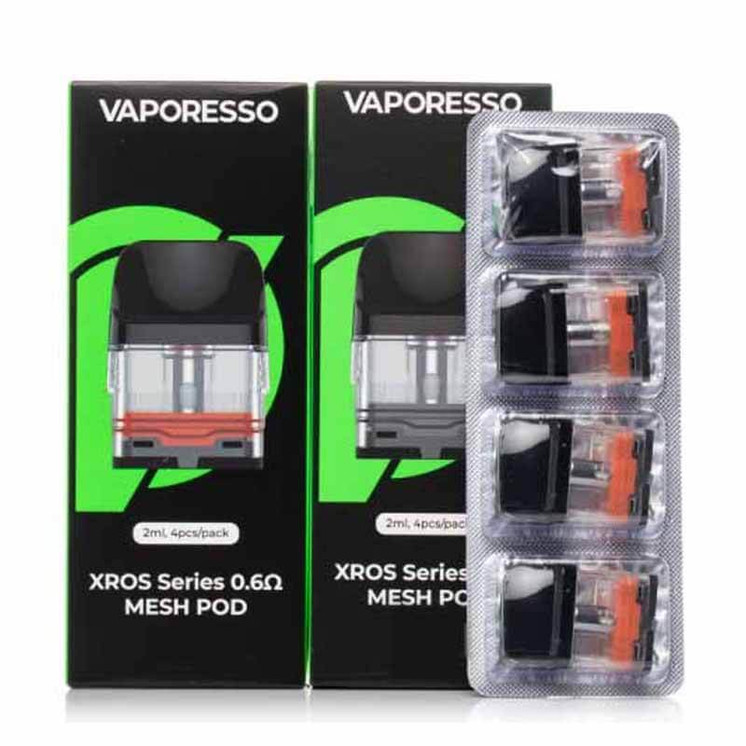 Vaporesso Xros Series Mesh Pod - 4 Pods Per Pack-0.6 Ohm
