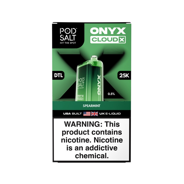 PODSALT ONYX CLOUD X 25000 Puffs DISPOSABLE DTL 0.5%