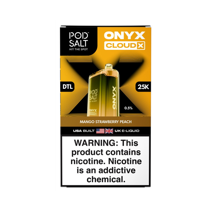 PODSALT ONYX CLOUD X 25000 Puffs DISPOSABLE DTL 0.5%