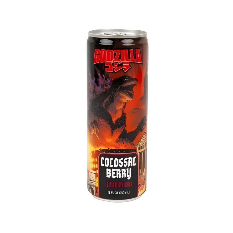 EXOTIC DRINK GODZILLA 12oz. CAN COLOSSAL STRAWBERRY