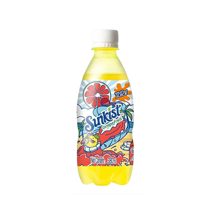 Sunkist 380ML Bottle Imported Fruit Soda Drink