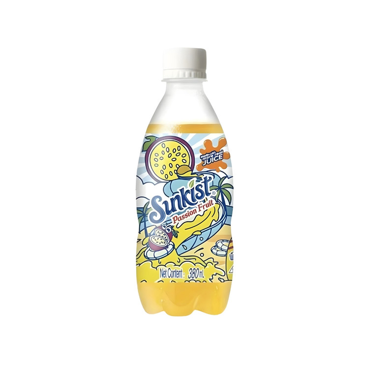 Sunkist 380ML Bottle Imported Fruit Soda Drink