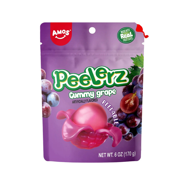 Amos Peelerz 170g Gummy Candy Peelable Fruit
