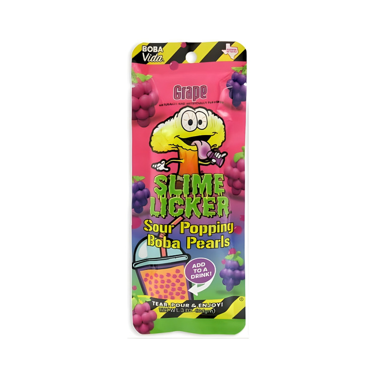 Slime Licker Sour Boba Pearls 3oz Candy
