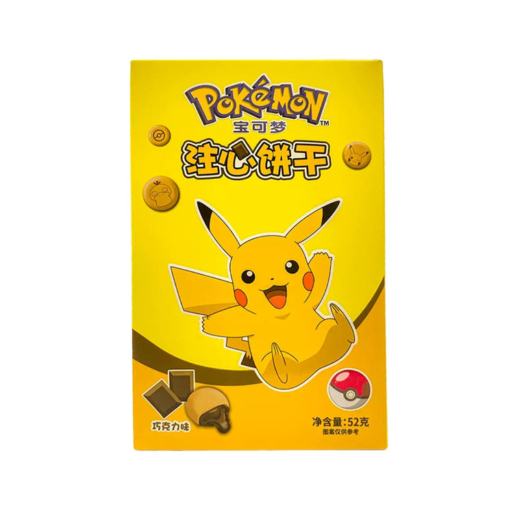 Exotic Pokemon Cookies 52g Chocolate & Strawberry