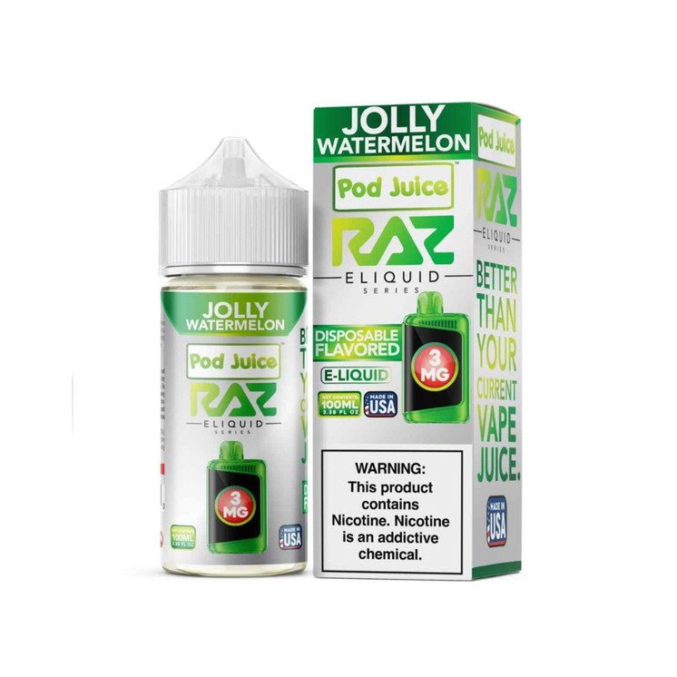 Pod Juice RAZ E-Liquid 100ml 3mg – Premium Vape Juice Collection