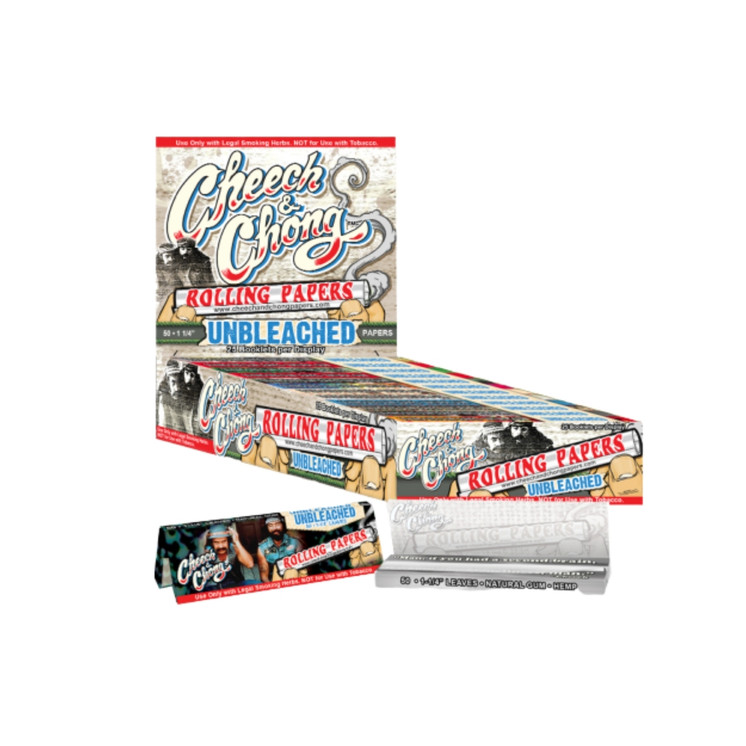 Cheech & Chong Hemp Rolling Papers 50 Leaves Per Pack