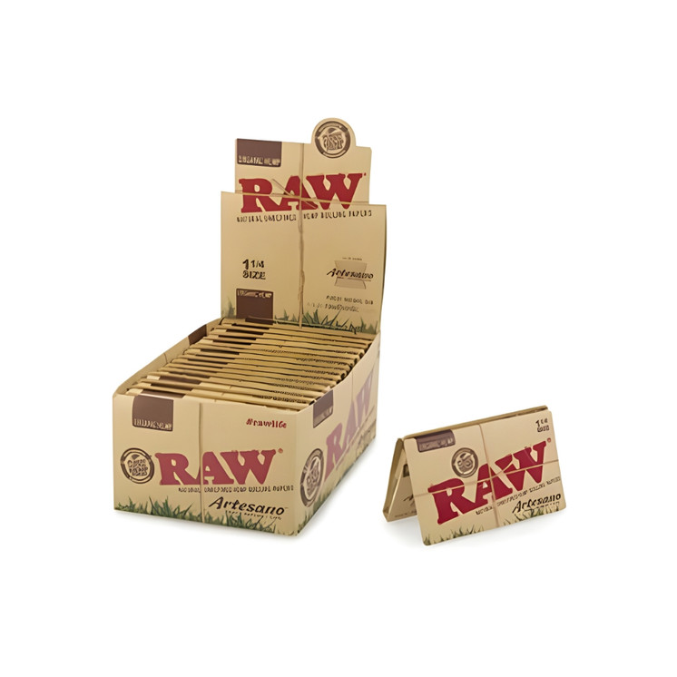 Raw Artesano Organic 1 1/4 Rolling Papers 15 Pack Box