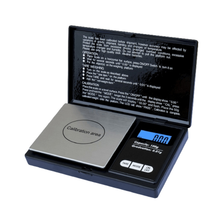 WeighMax W-3805-200 Digital Pocket Scale 200g x 0.01g Black