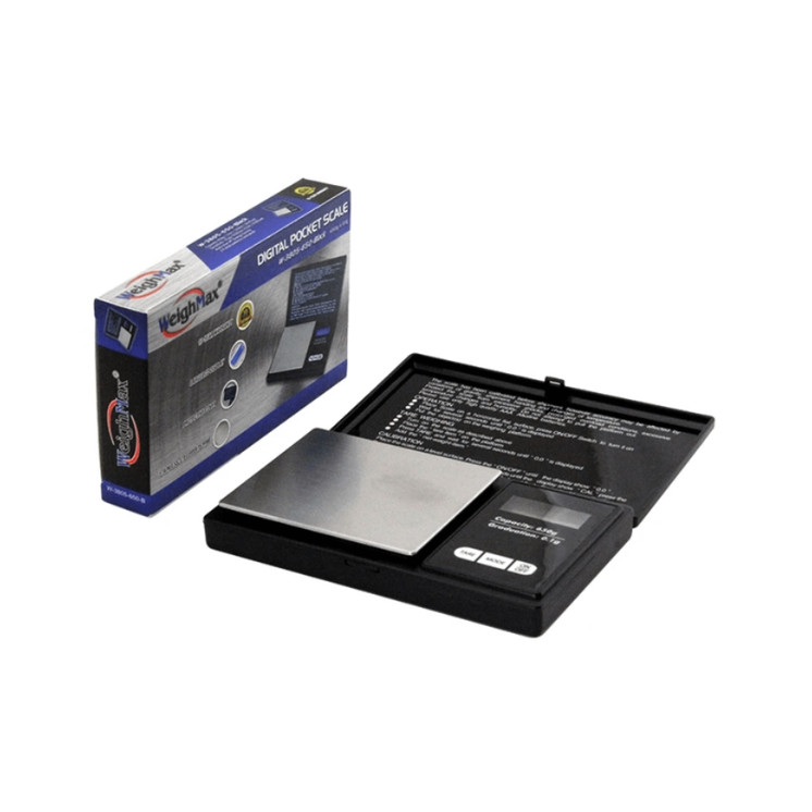 WeighMax W-3805-650 Digital Pocket Scale 650g x 0.1g Black
