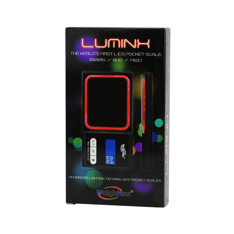 WeighMax Luminx LED Pocket Scale 1000g x 0.1g Assorted Colors