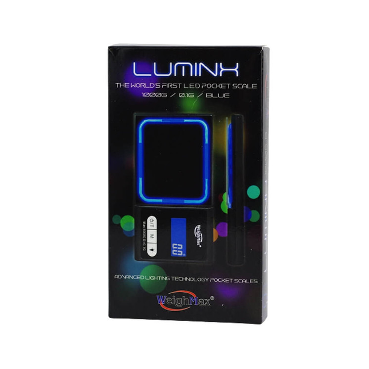 WeighMax Luminx LED Pocket Scale 1000g x 0.1g Assorted Colors